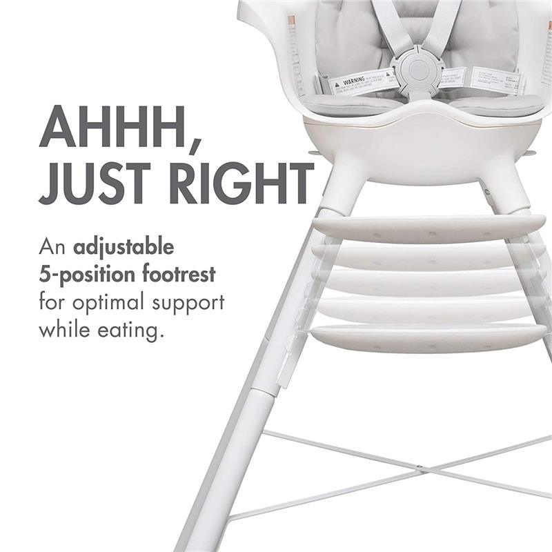 Tomy - Boon Grub 2-in-1 Convertible High Chair, White Image 6