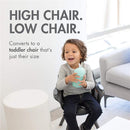Tomy - Boon Grub 2-in-1 Convertible High Chair, White Image 3