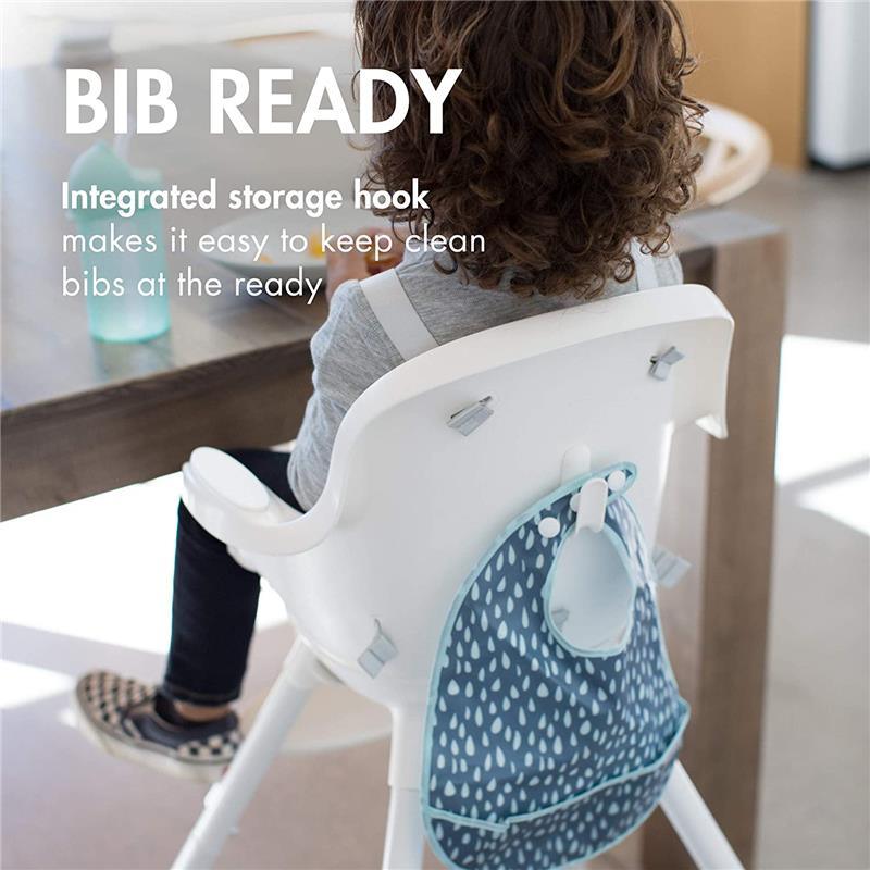 Tomy - Boon Grub 2-in-1 Convertible High Chair, White Image 4