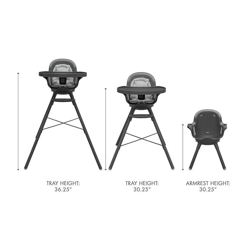 Tomy - Boon Grub 2-in-1 Convertible High Chair, Grey Image 9