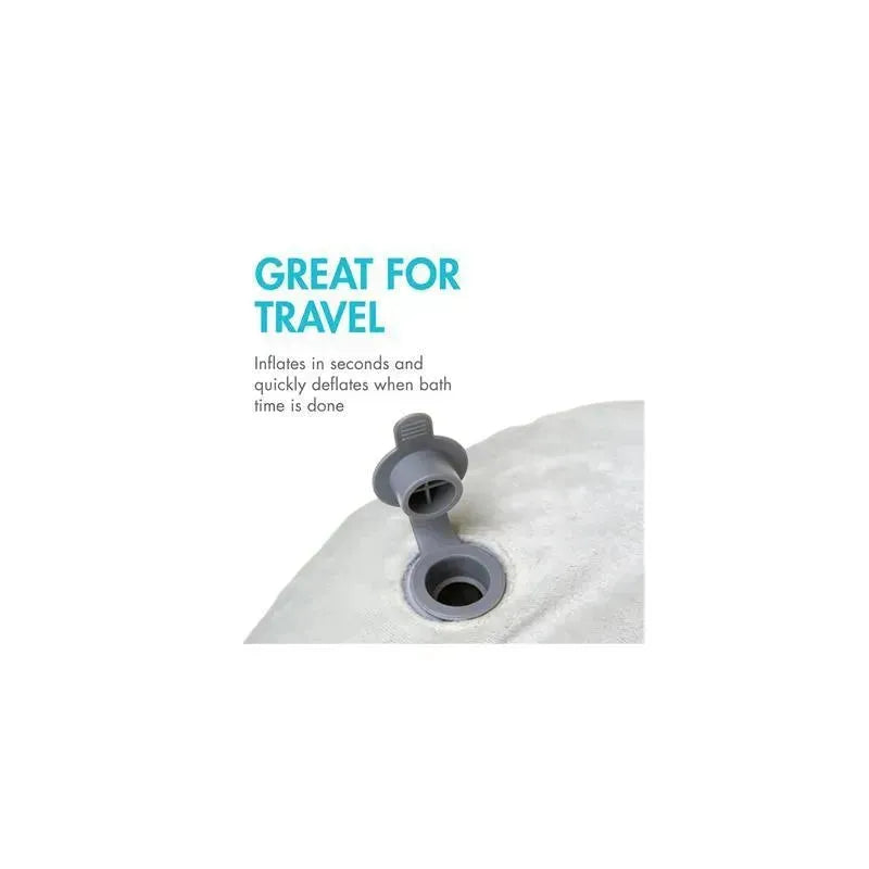 Tomy Puff+ Inflatable Bather With Swaddle Wings Grey Image 8