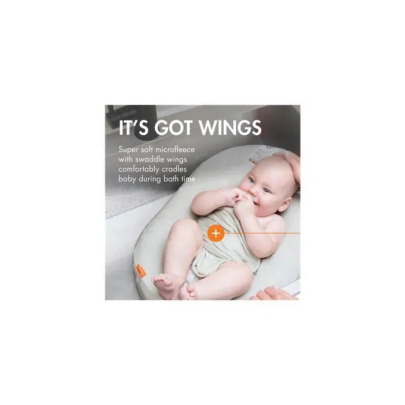 Tomy Puff+ Inflatable Bather With Swaddle Wings Grey Image 4