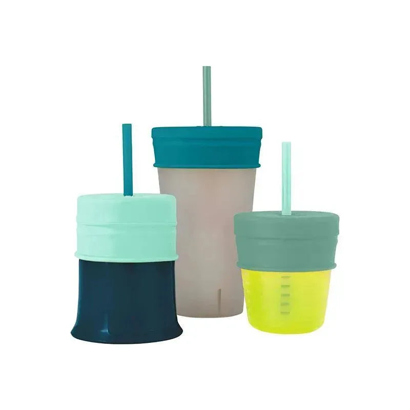 Tomy - Snug Straw 3 Pk Lids, Green Image 2