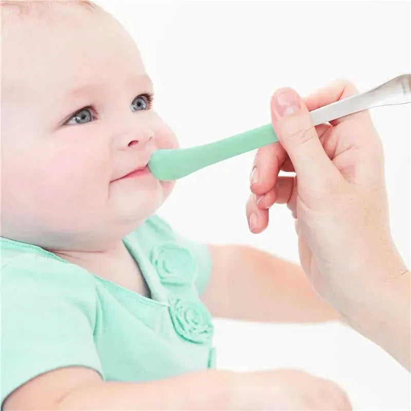 Tomy - Swap 2 in 1 Feeding Spoon Gray/Mint Image 3