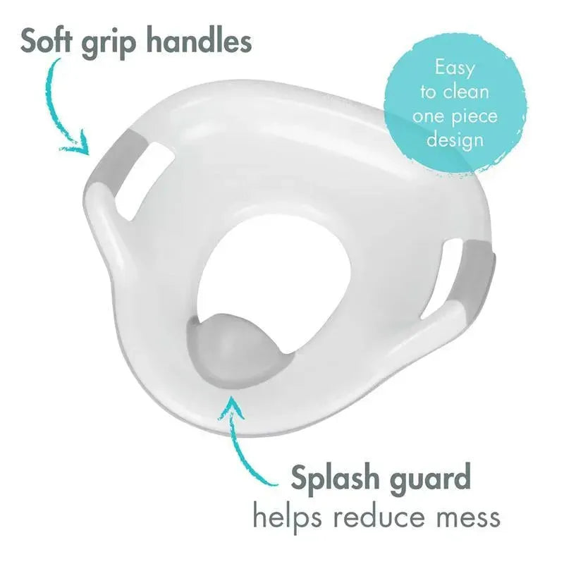 Tomy - The First Years Soft Grip Potty Trainer Seat, Gray Image 3