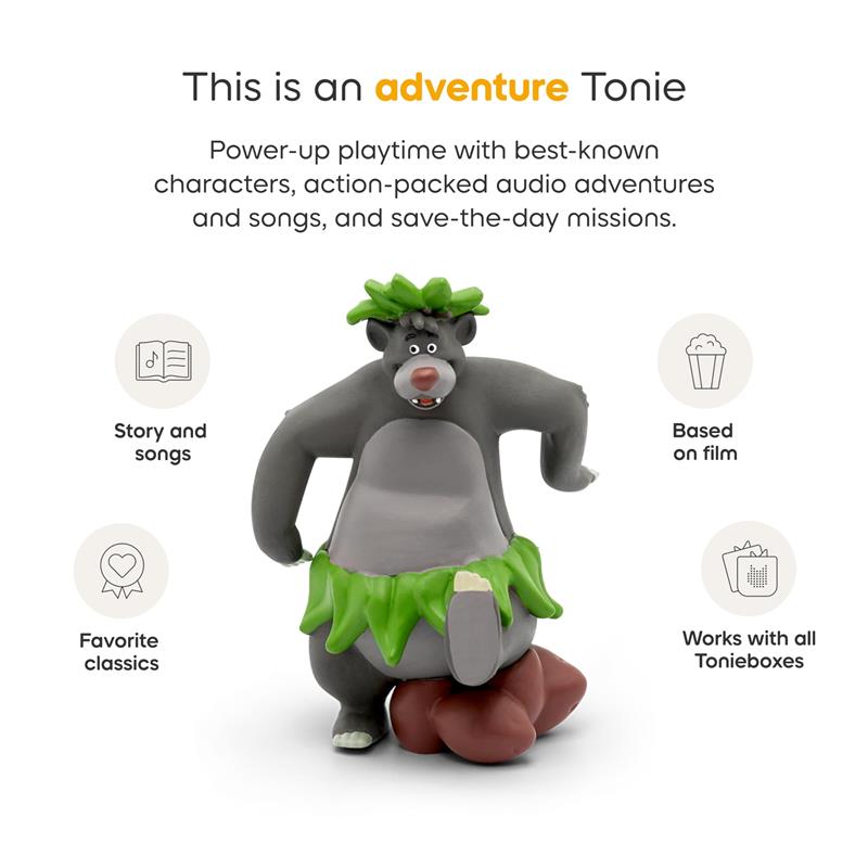 Tonies Baloo Audio Toy Figurine from Disney's The Jungle Book Image 4