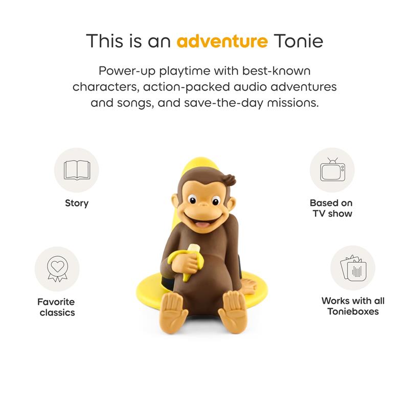 Tonies Curious George Audio Toy Figurine Image 4