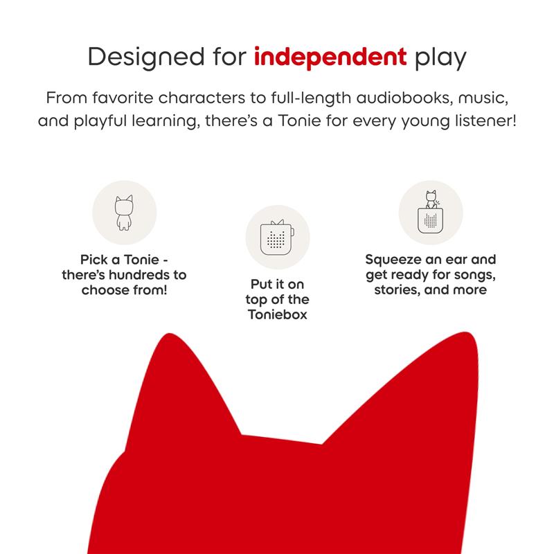 Tonies Mickey Mouse Clubhouse Audio Toy figurine, designed for independent play with music and stories.