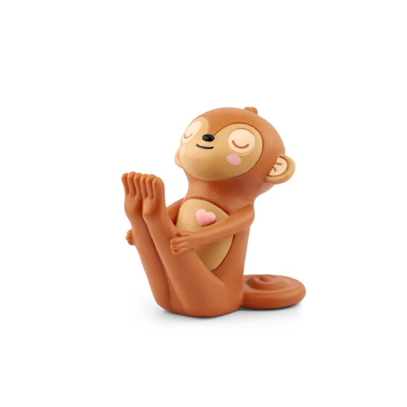 Tonies Marty the Monkey figurine in a meditative pose, designed to promote mindfulness for children.