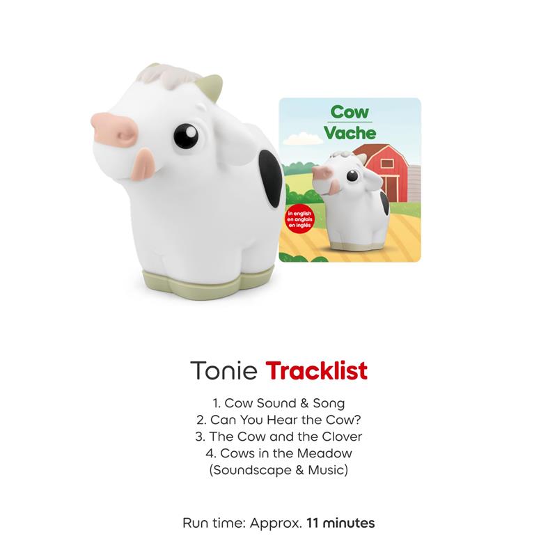 Tonies My First Farm Set Cow, Pig and Horse Soft and Squeezable Audio Toy Figurines Image 7