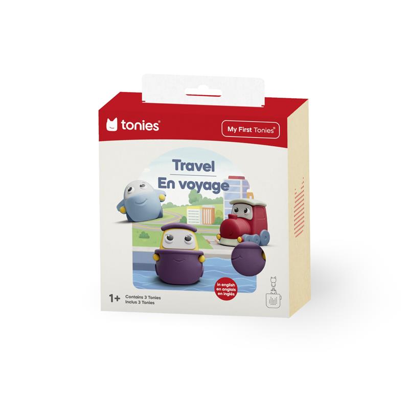 Tonies My First Travel Set Airplane, Ship and Train Soft and Squeezable Audio Toy Figurines Image 9