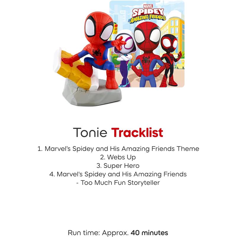 Tonies Spidey Audio Toy Figurine from Marvel's Spidey & His Amazing Friends