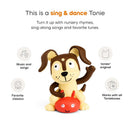 Tonies Toniebox 2 Audio Player Starter Set for Kids 1+ with Playtime Puppy, Cloud Pink Image 5