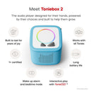 Tonies Toniebox 2 Audio Player Starter Set for Kids 1+ with Playtime Puppy, Sky Blue Image 4