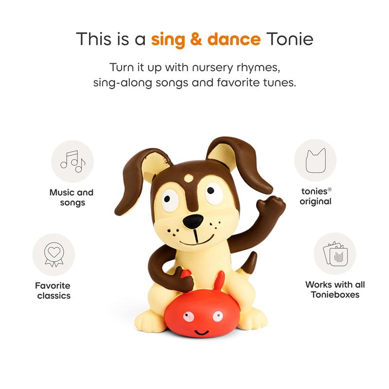 Tonies Toniebox 2 Audio Player Starter Set for Kids 1+ with Playtime Puppy Sunset Red Image 5