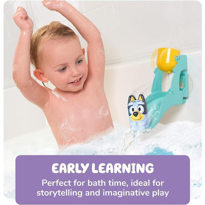 Toomies Bluey's Water Slide Bath Toy Playset