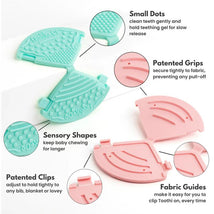 Toothi - Teether Clip, Papaya Image 2