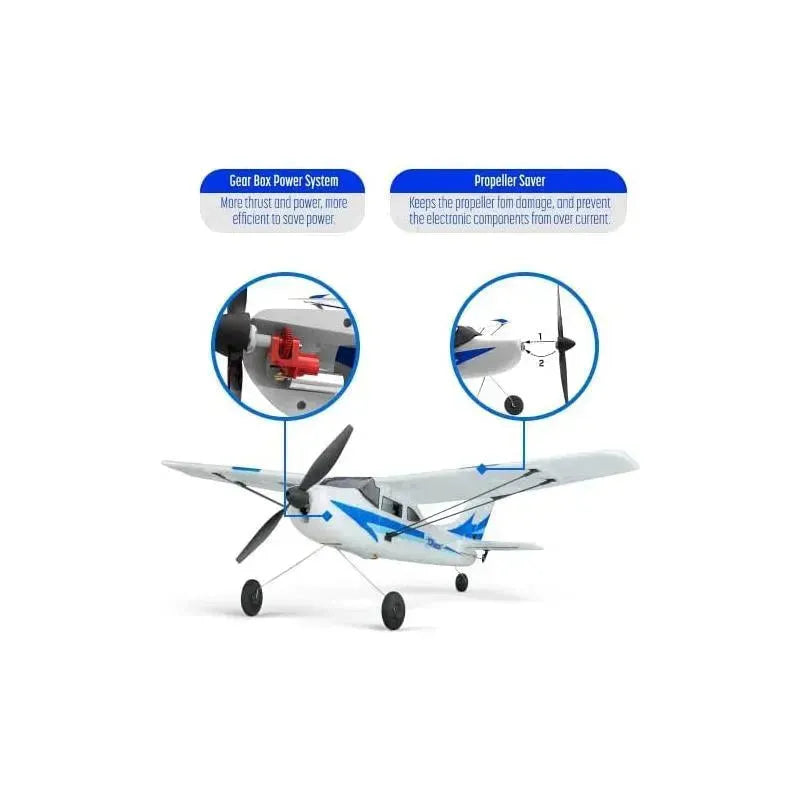 Top Race - Rc Plane 3 Channel Remote Control Airplane Image 5