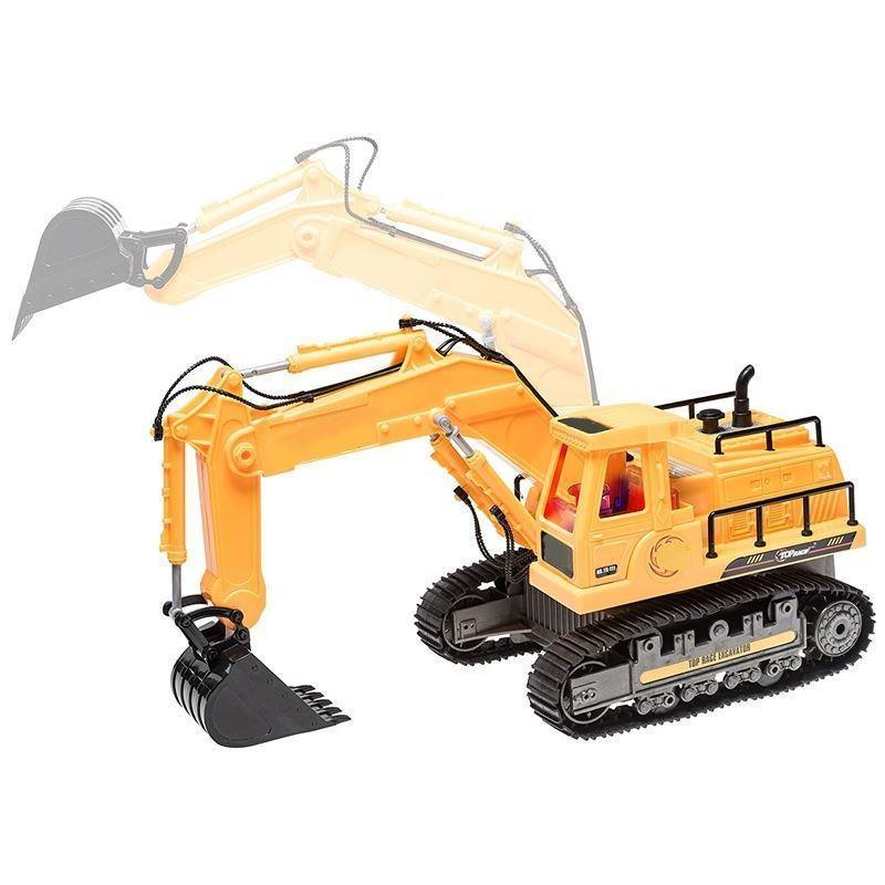 Top Race - Top Race 7 Channel Remote Control Excavator Tractor - Toddler toy Image 4