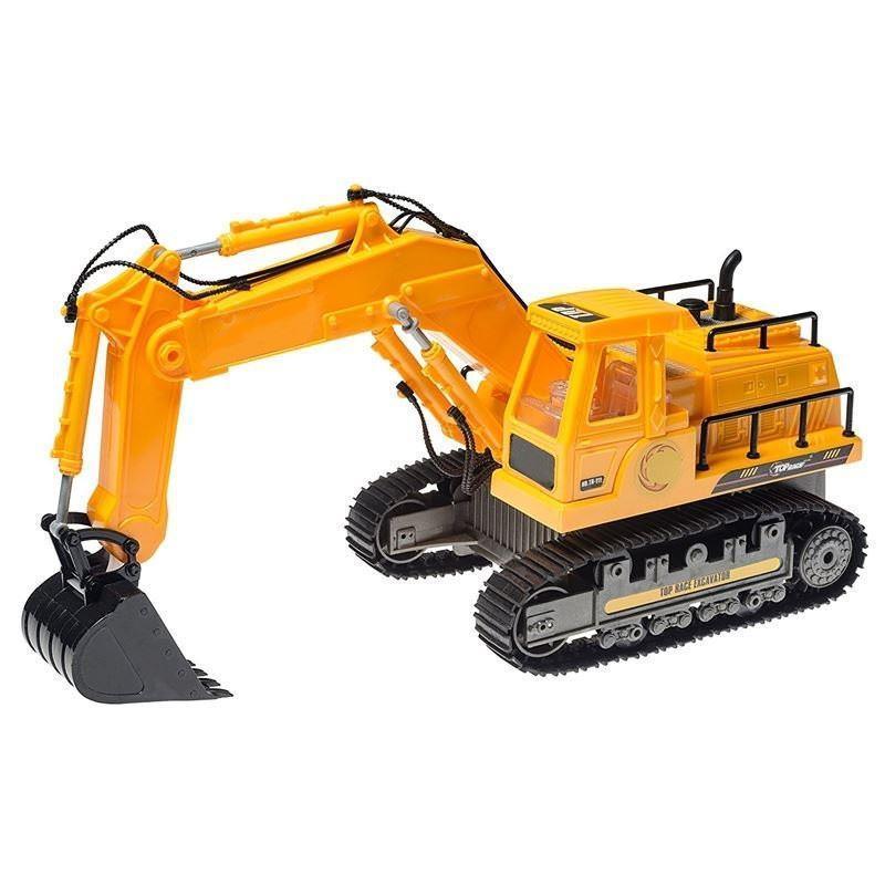 Top Race - Top Race 7 Channel Remote Control Excavator Tractor - Toddler toy Image 2