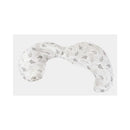 Total Body Pregnancy Pillow with Removable Pillow Cover- Gray Wispy Leaves Image 1