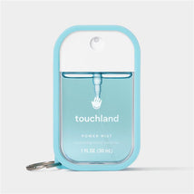 Touchland Hand Sanitizer Mist Case, Silicone Case with Keyring, Frosty Blue Image 2