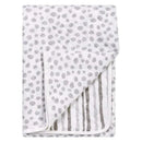 Trend Lab Cloud Knit Blanket, Grey/White Image 5