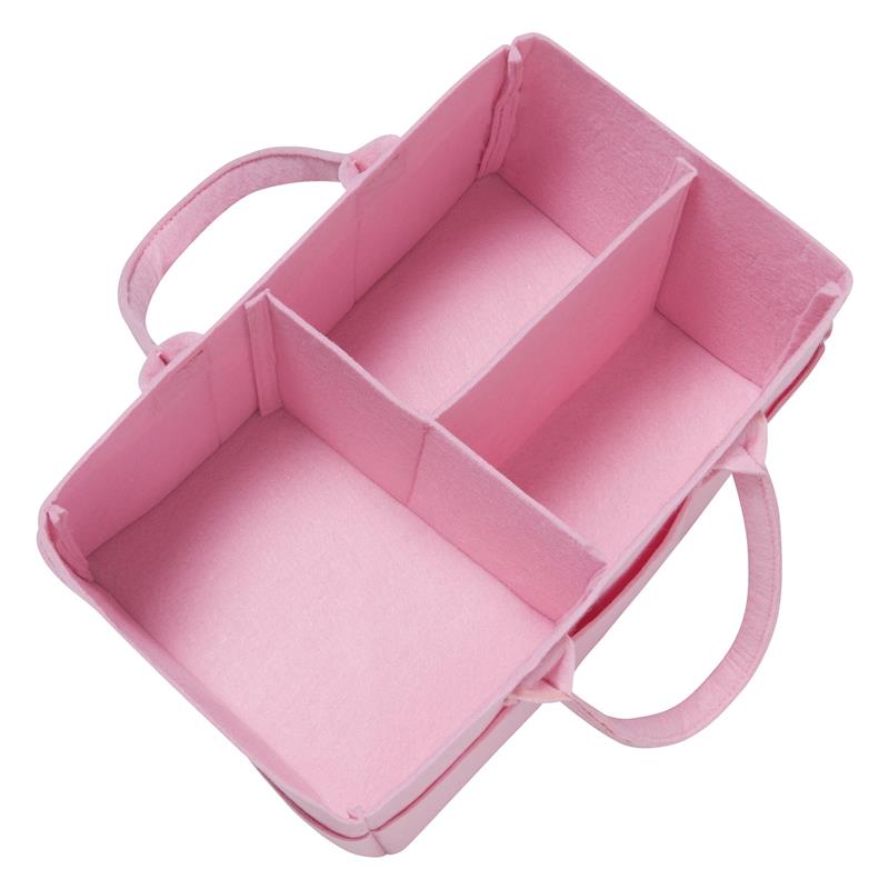 Trend Lab - Ice Pink Felt Storage Caddy Image 5