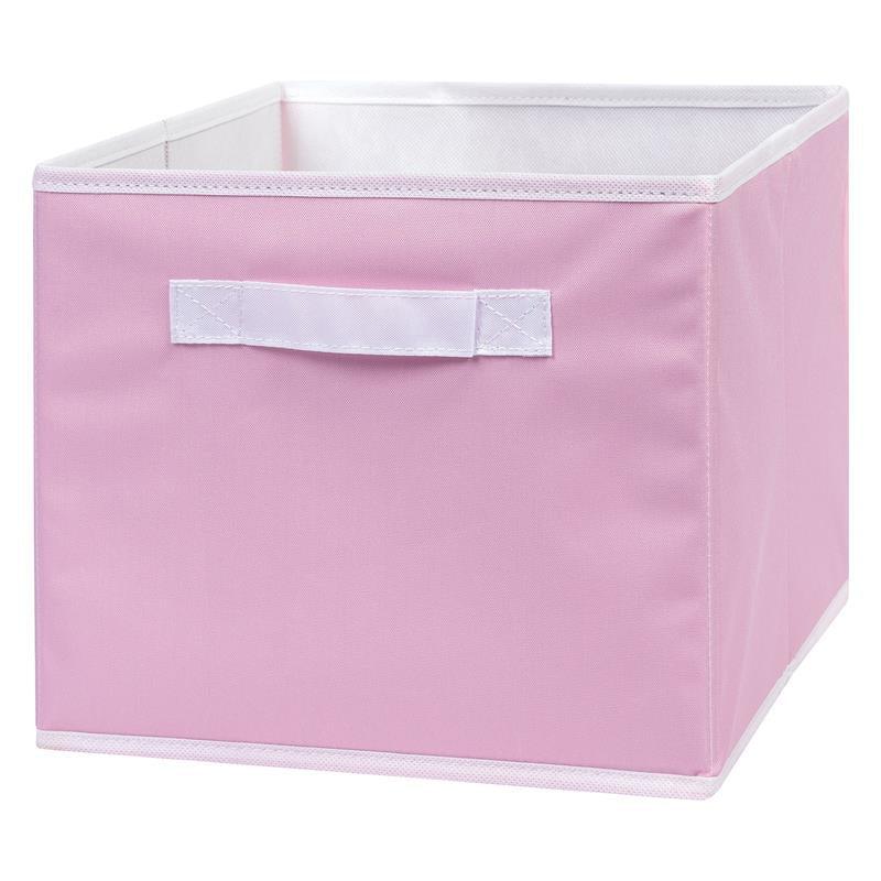 Trend Lab - Pink Canvas Storage Bin Image 1
