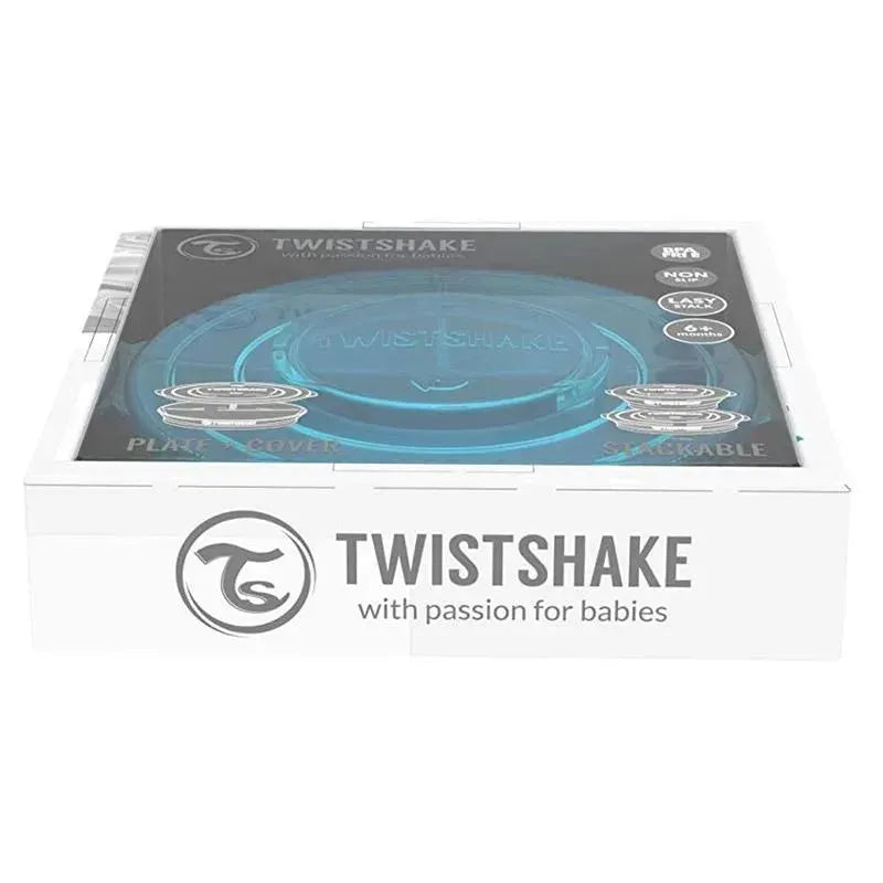 Twistshake - Plate 6+ M, Pastel Blue Image 3