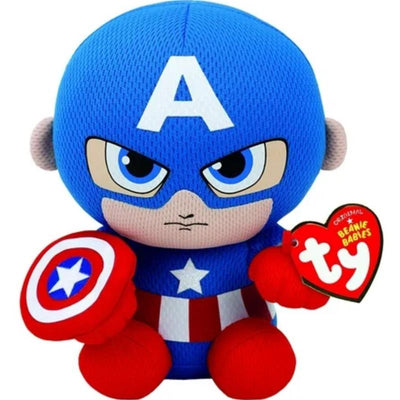 Ty - Beanie Boos, Ty Captain America Plush Image 1
