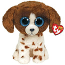 Ty - Plush, Muddles Brown White Dog Image 1