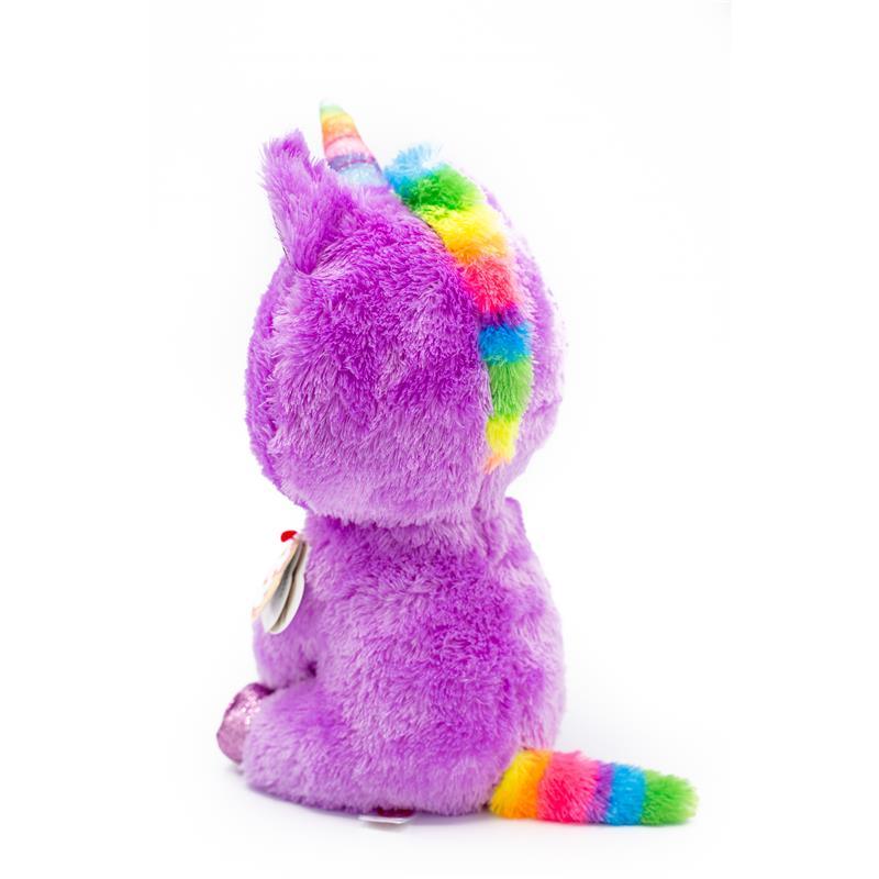 Ty Rosette the Purple Unicorn, Medium | Unicorn Staffed Animals Image 3