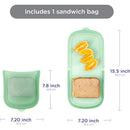 Ubbi 1Pk Platemate Reusable Silicone Storage Bag Image 5