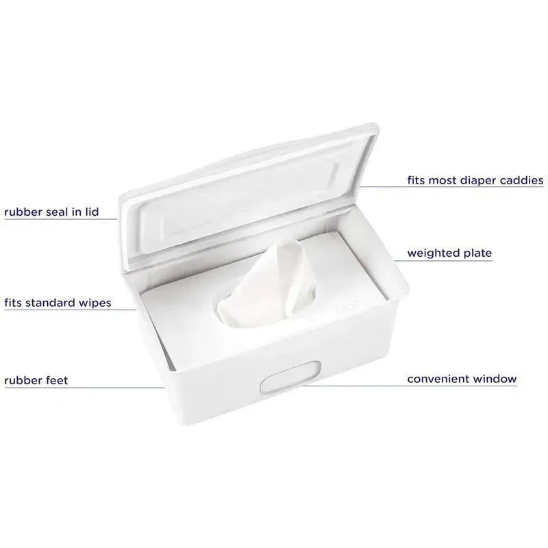 Ubbi - Baby Wipes Dispenser, White Image 3