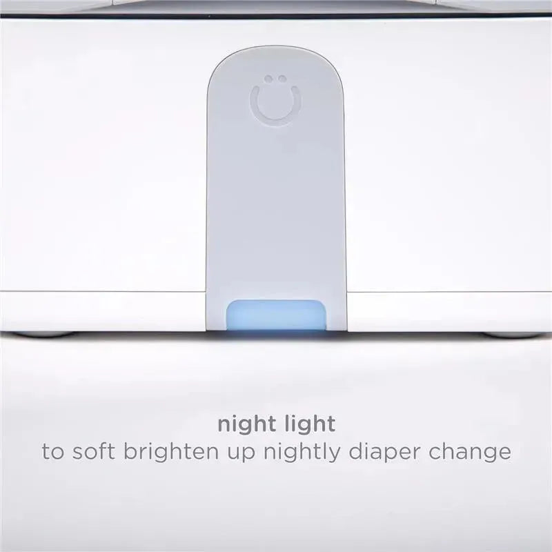 Ubbi - Baby Wipes Warmer & Dispenser with Nightlight, Gray Image 3