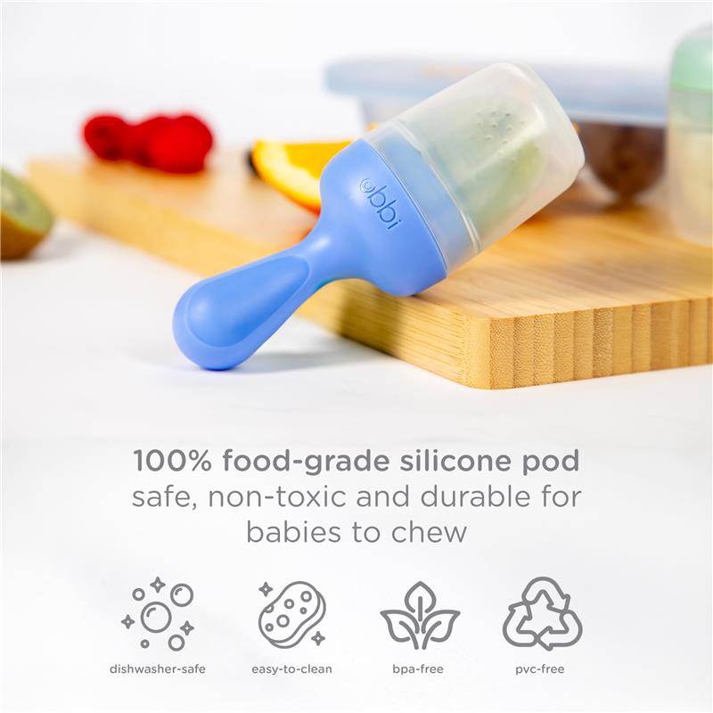 Ubbi - Smoothie Purple Baby Food Feeder Set Image 3