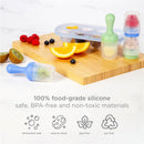 Ubbi - Smoothie Purple & Sugar Snap Green Feeder & Freezer Tray Set Image 5