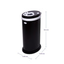 Ubbi - Steel Diaper Pail, Odor Locking, No Special Bag Required, Matte Black Image 2