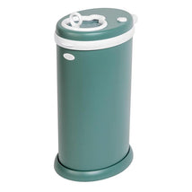 Ubbi - Steel Diaper Pail, Odor Locking, No Special Bag Required, Open Water Image 2