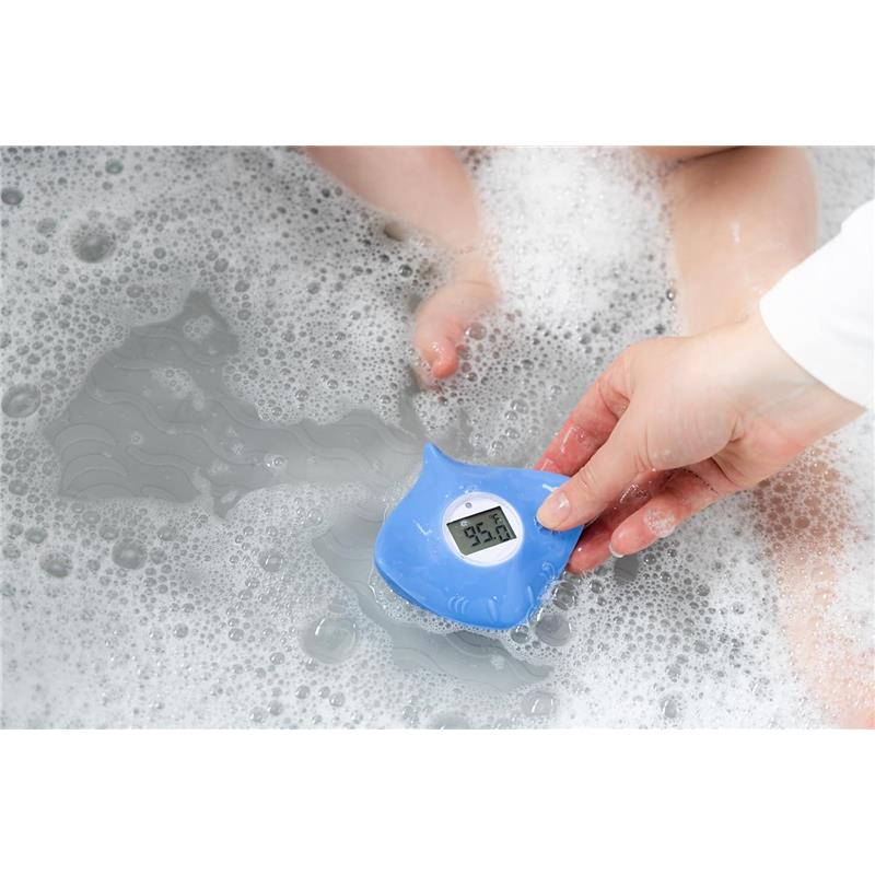 Ubbi - Stingray Baby Bath Thermometer for Newborns and Infants, Floating Silicone,Blue Image 2
