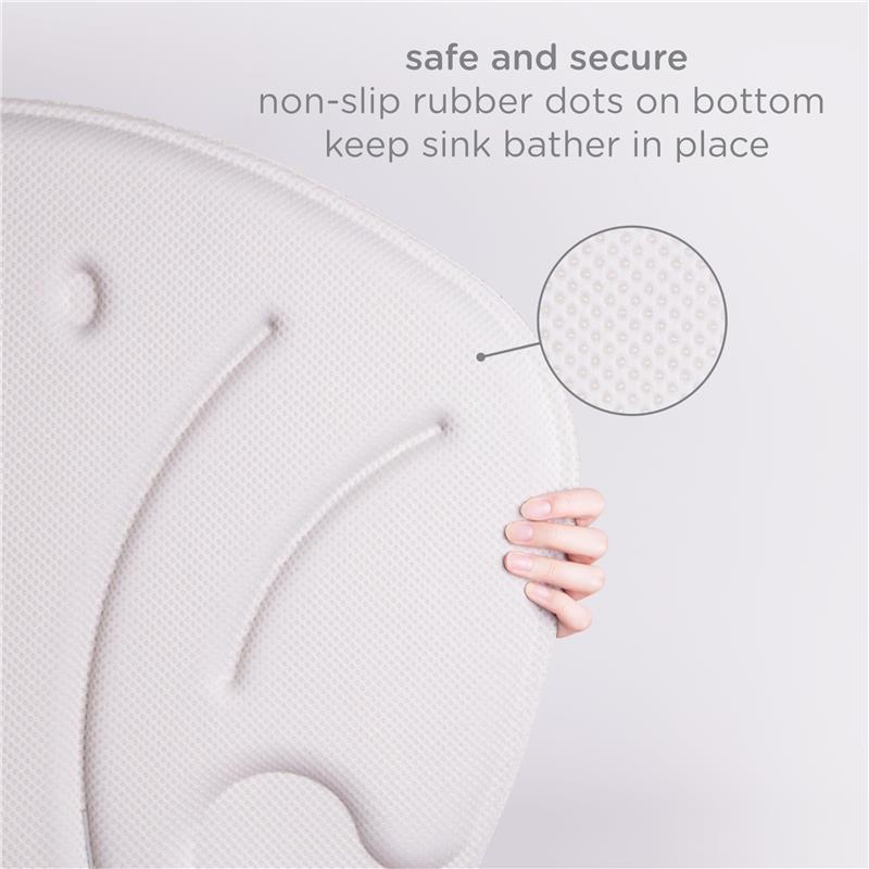 Ubbi - Stingray Sink Bather for Baby, Soft Baby Bath Cushion Image 4