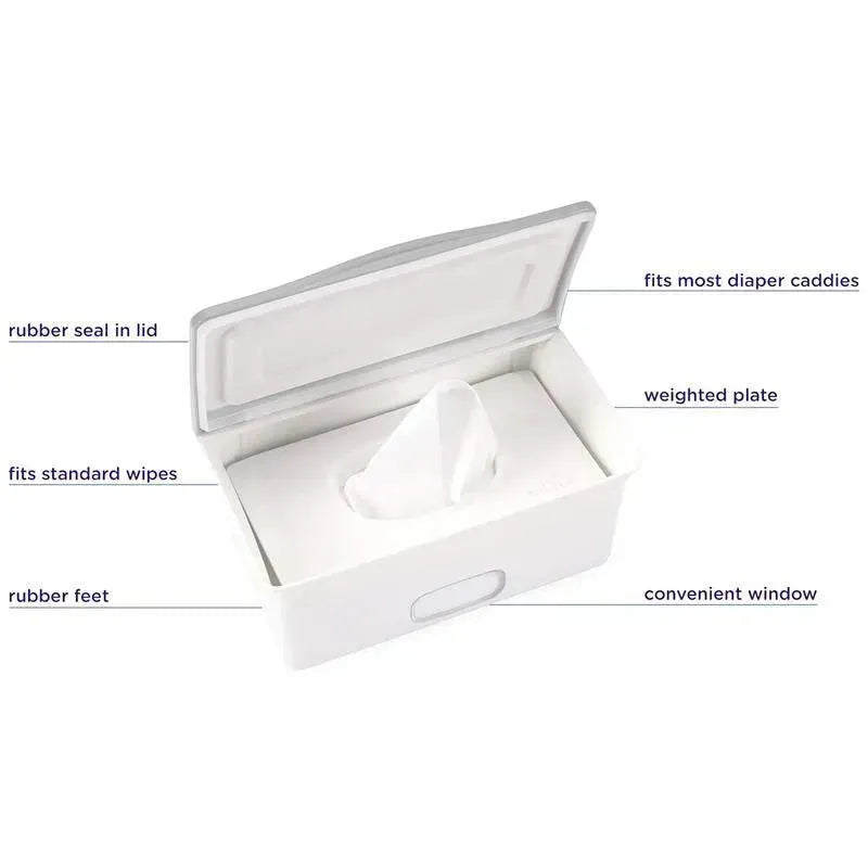Ubbi - Baby Wipes Dispenser, Gray Image 2