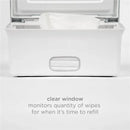 Ubbi - Wipes Dispenser with Weighted Plate and Secure Seal, Taupe Image 2