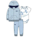 Under Armour - 3 Pc Core Stripe Take Me Home Set, Isotope Blue Image 1