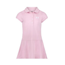 Under Armour Toddler Girl Short Sleeve Polo Dress, Prime Pink Image 1