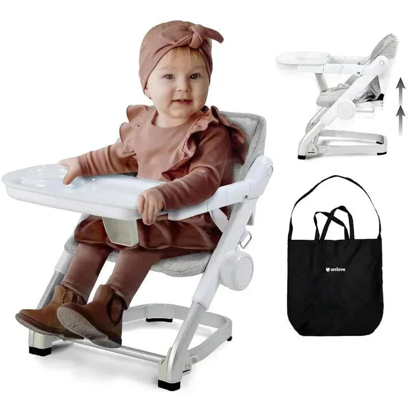 Unilove - Feed Me 3-In-1 Booster Chair, Shadow Gray Image 1