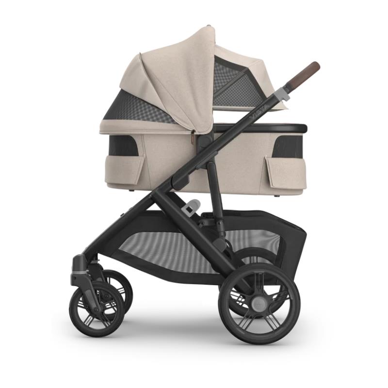 Uppababy Bassinet V3 Ada, Sandstone Melange | Chestnut Leather Image 3