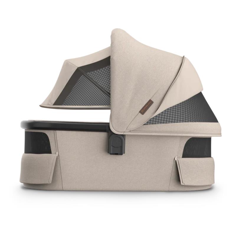 Uppababy Bassinet V3 Ada, Sandstone Melange | Chestnut Leather Image 4