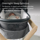 Uppababy Bassinet V3, Owen (Mocha Mélange/Carbon Frame) Image 4